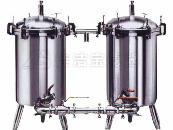 海水淡化預處理不銹鋼袋式雙聯過濾器