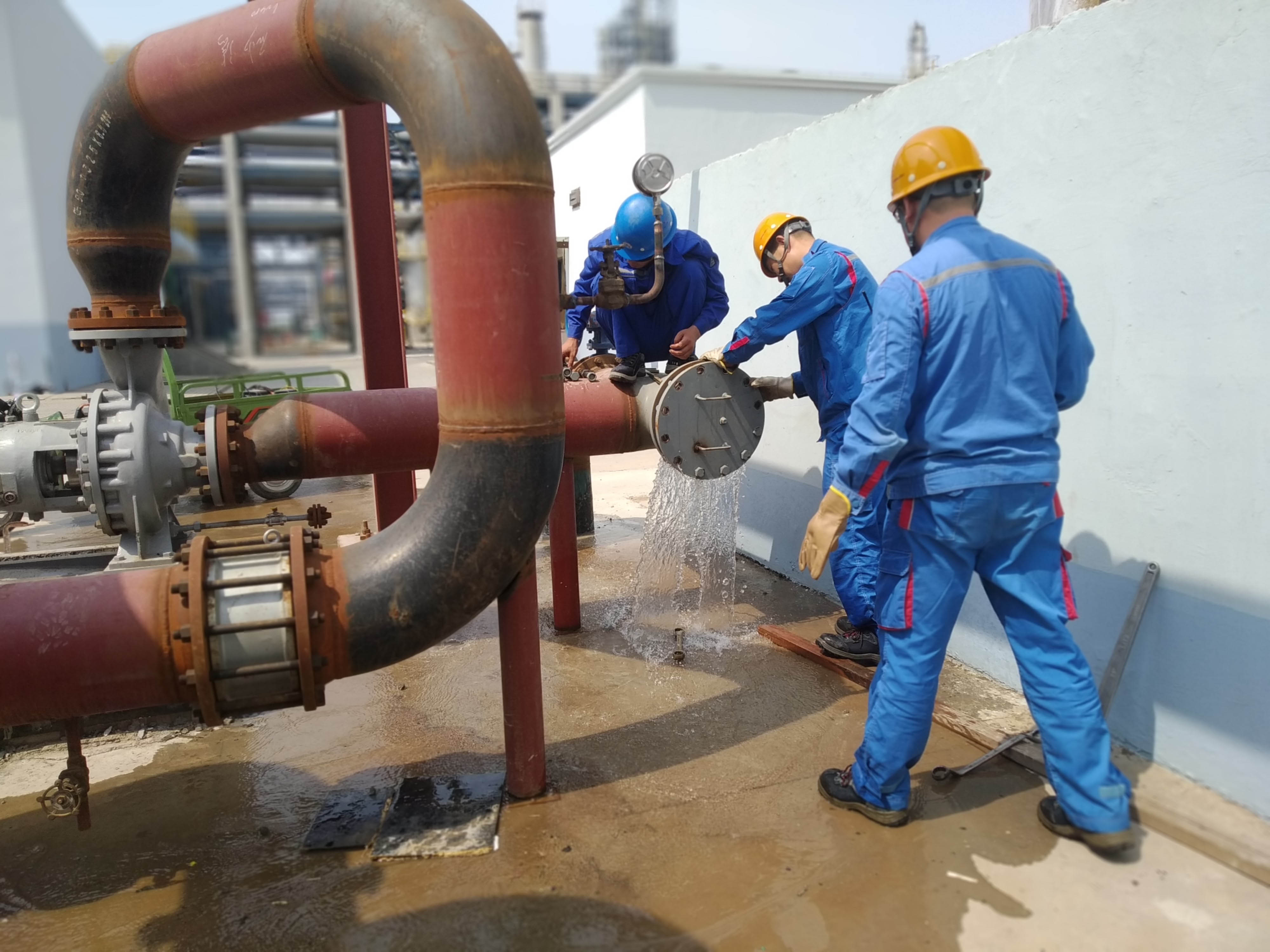 山東省某石化廠水循環處理項目